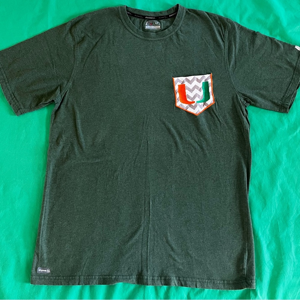 Russell Power Endure t shirt green Size L